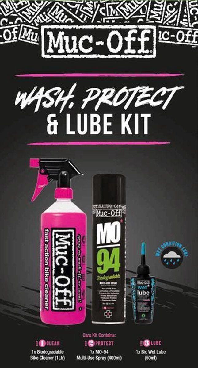 Muc-Off Bike Care Kit | Clean, Protect & Lubricate
