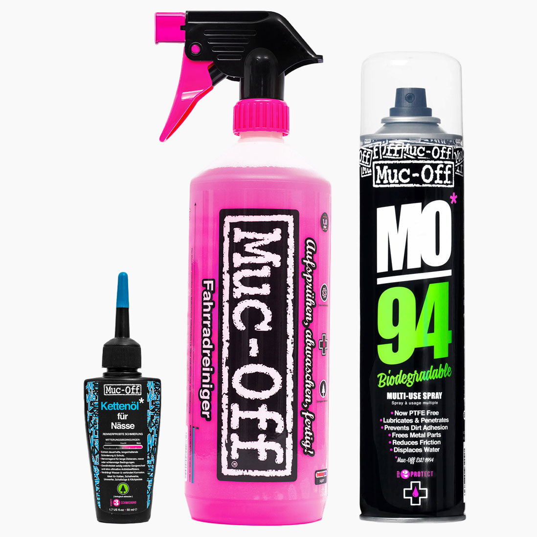 Muc-Off Bike Care Kit | Clean, Protect & Lubricate