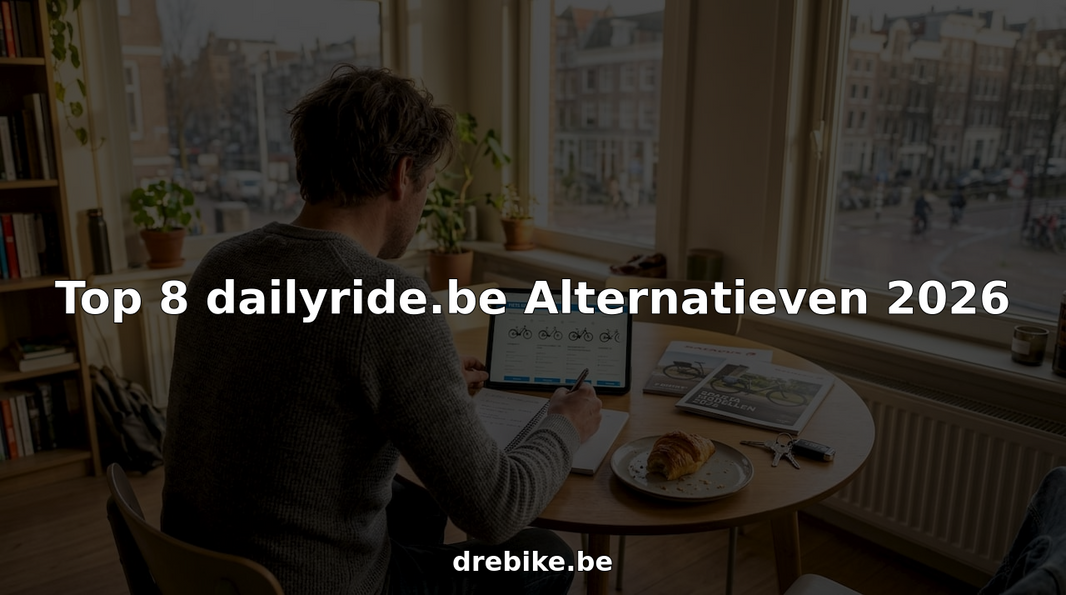 Man bekijkt en vergelijkt verschillende e-bike opties vanuit zijn eigen huiskamer.