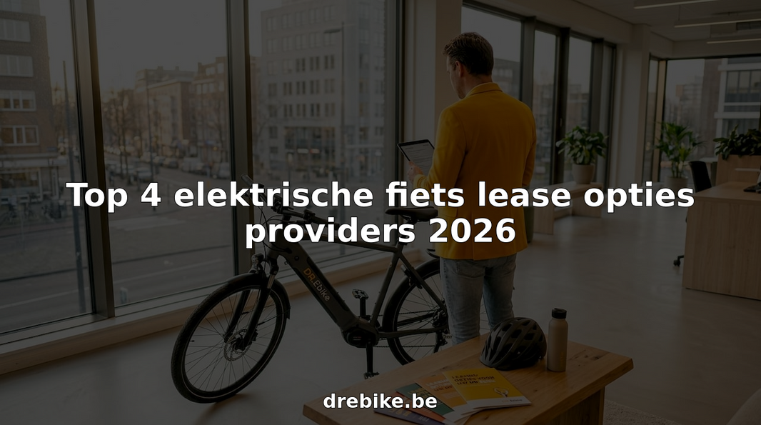 Een professional beoordeelt het leasen van e-bikes op een moderne kantoorlocatie.