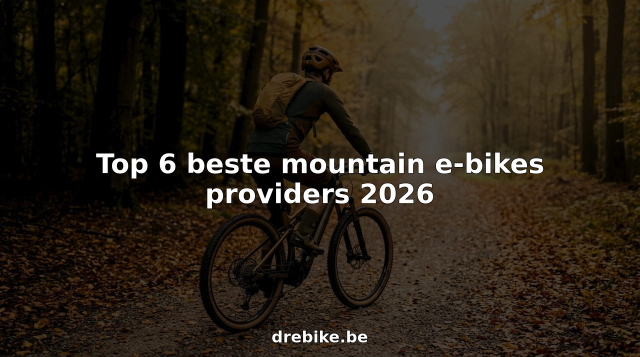 Een fietser zoeft op een elektrische mountainbike over een bospad.