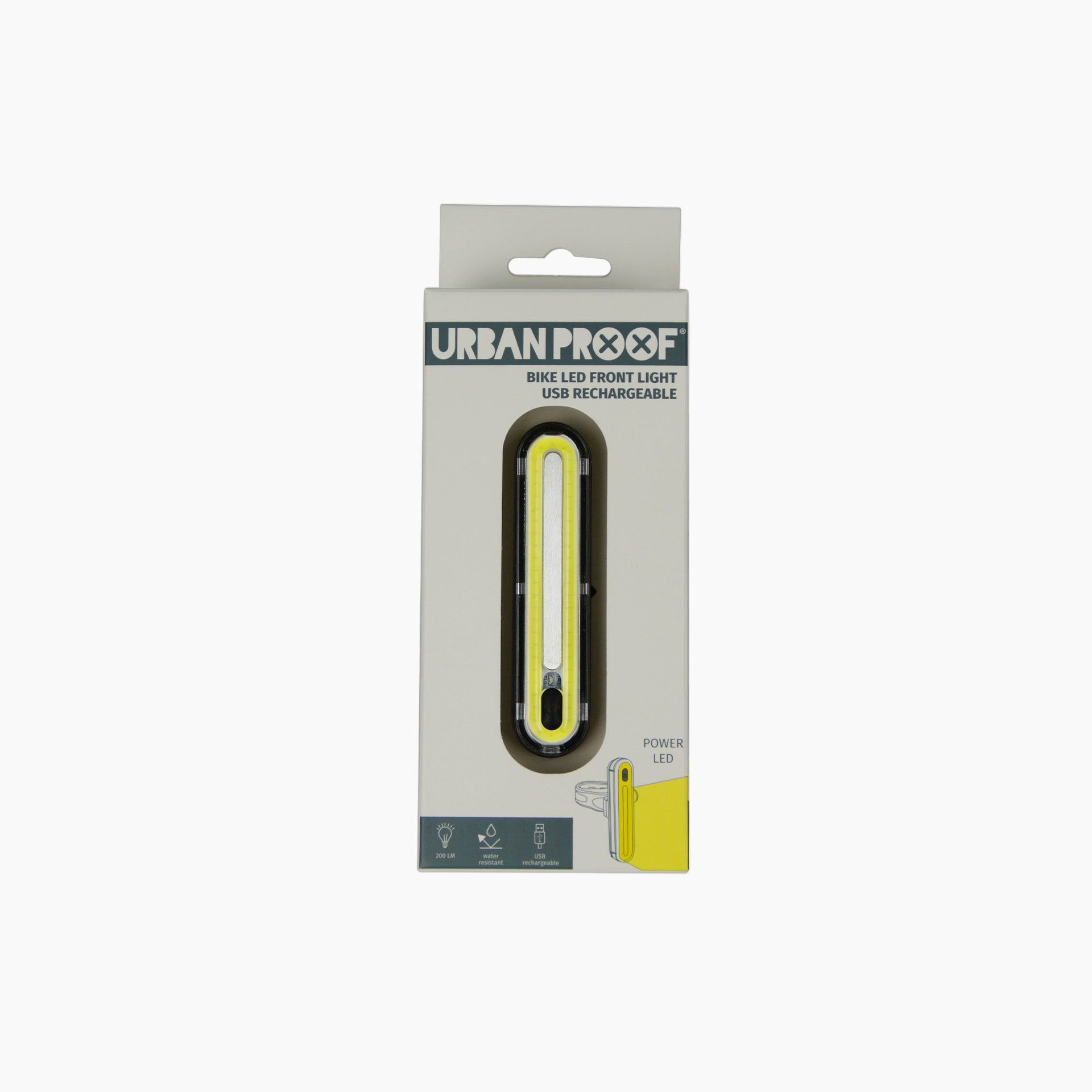 Feu avant LED Urbanproof pour vélo | Rechargeable par USB
